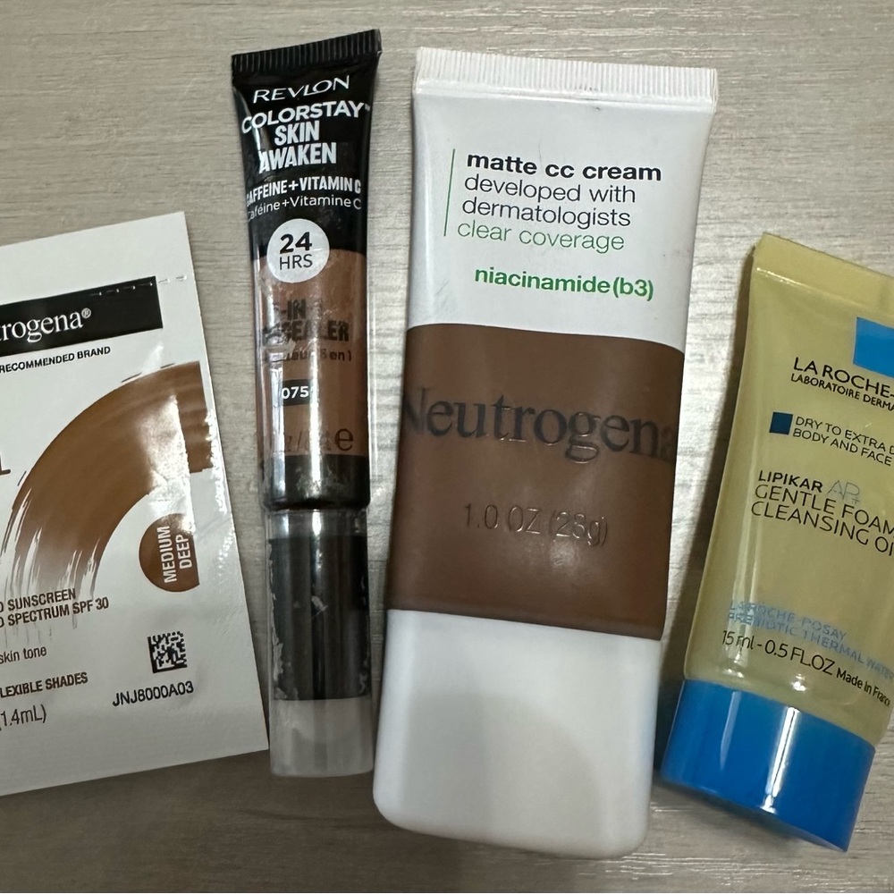 Neutrogena matte CC Cream and Revlon Colorstay Concealer Makeup bundle